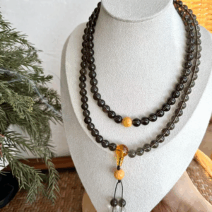 Chaplet: 108 Smoky Quartz D109